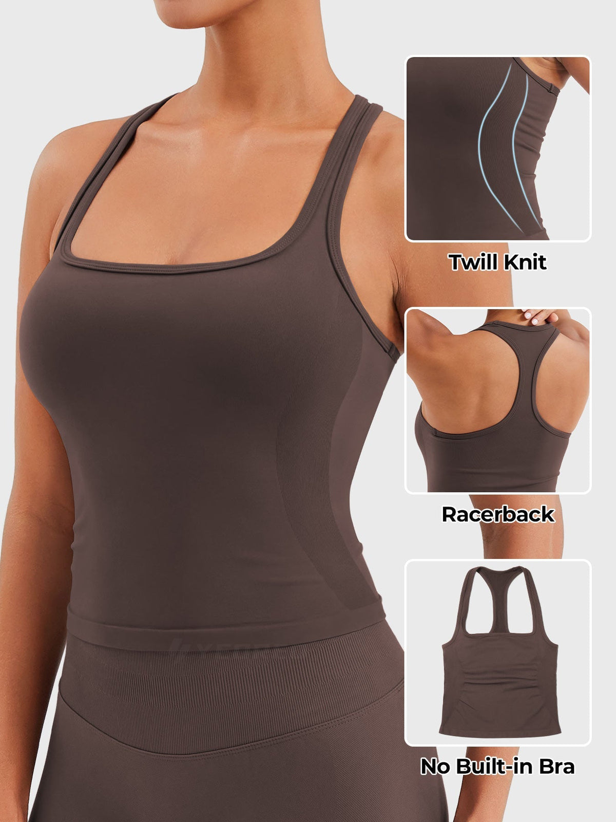 Camiseta de tirantes FORME CoreFlex sin costuras espalda