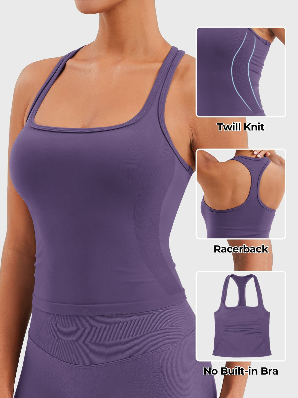 Camiseta de tirantes FORME CoreFlex sin costuras espalda