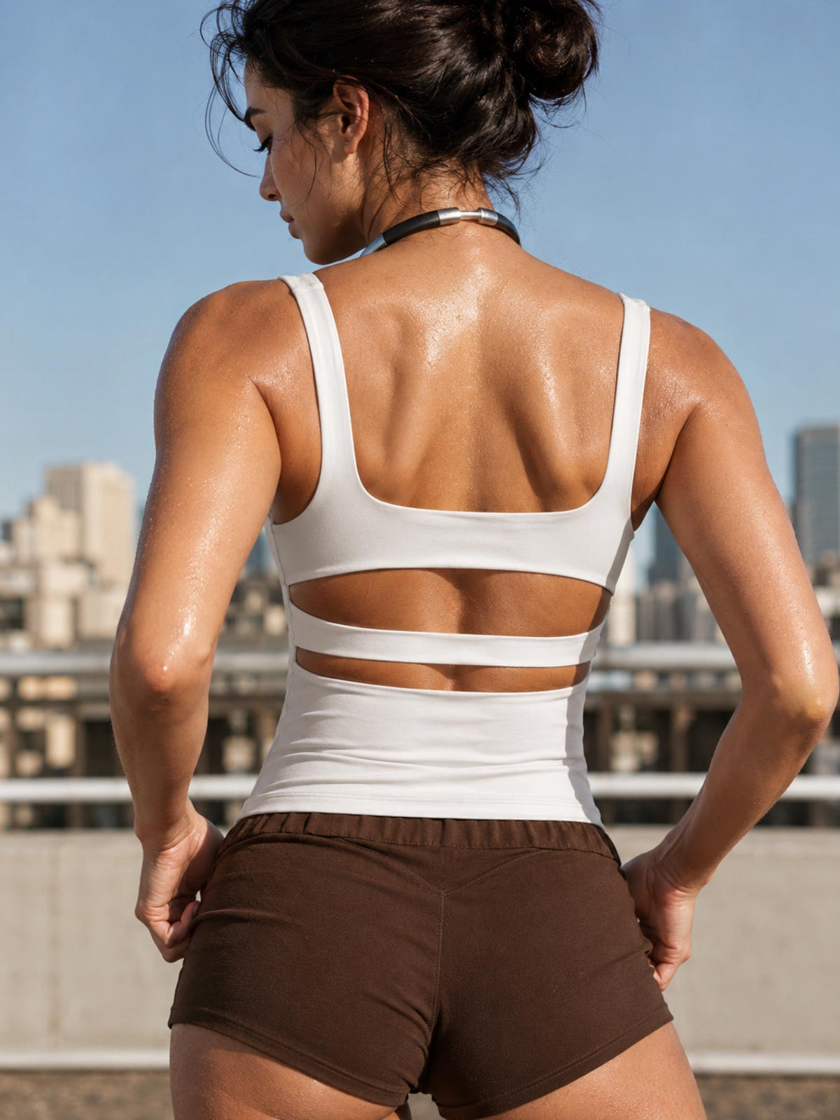 Camiseta de tirantes FORME CoreFlex espalda abierta