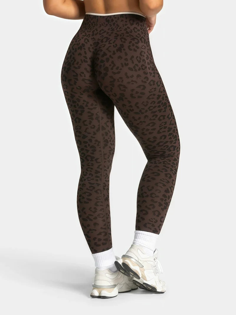 FORME Leggins Leopardo Talla Alta Compresores