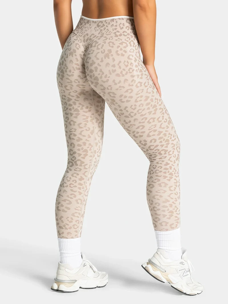 FORME Leggins Leopardo Talla Alta Compresores