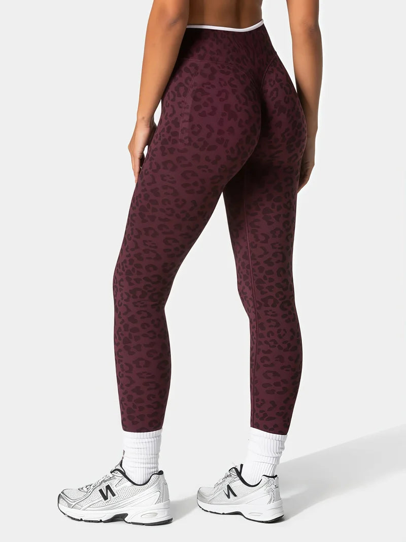 FORME Leggins Leopardo Talla Alta Compresores