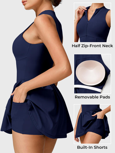 Vestido de tenis FORME CoreFlex con cremallera