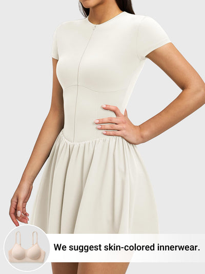 Vestido de tenis FORME Elva cremallera frontal