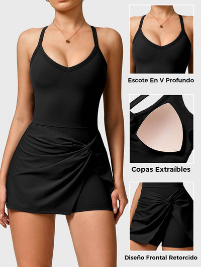 Vestido de tenis FORME CoreFlex con giro en el frente