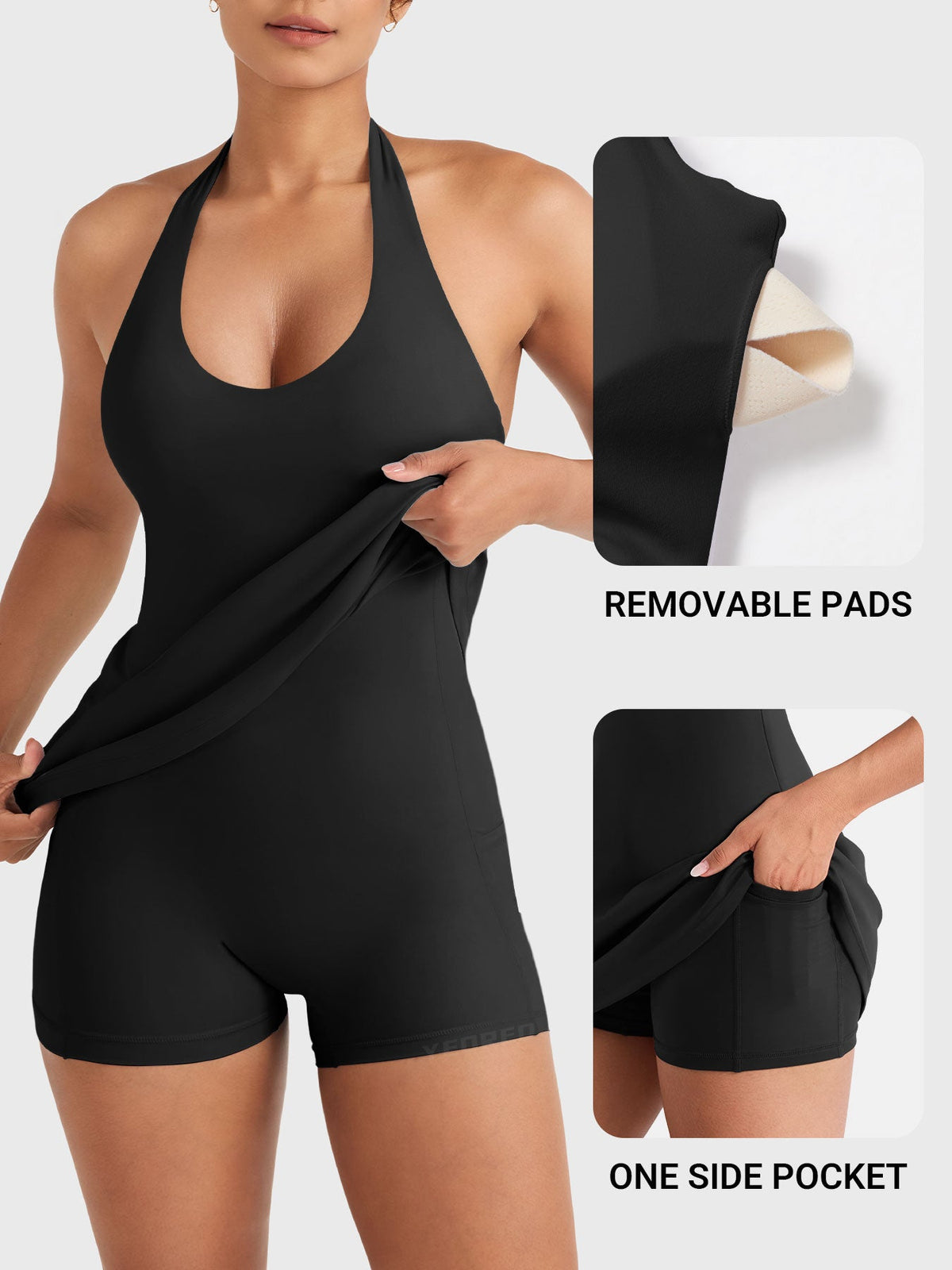 Vestido de tenis FORME CoreFlex con cuello halter