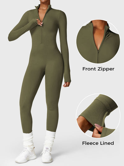 Mono largo FORME CoreFlex forro polar con cremallera