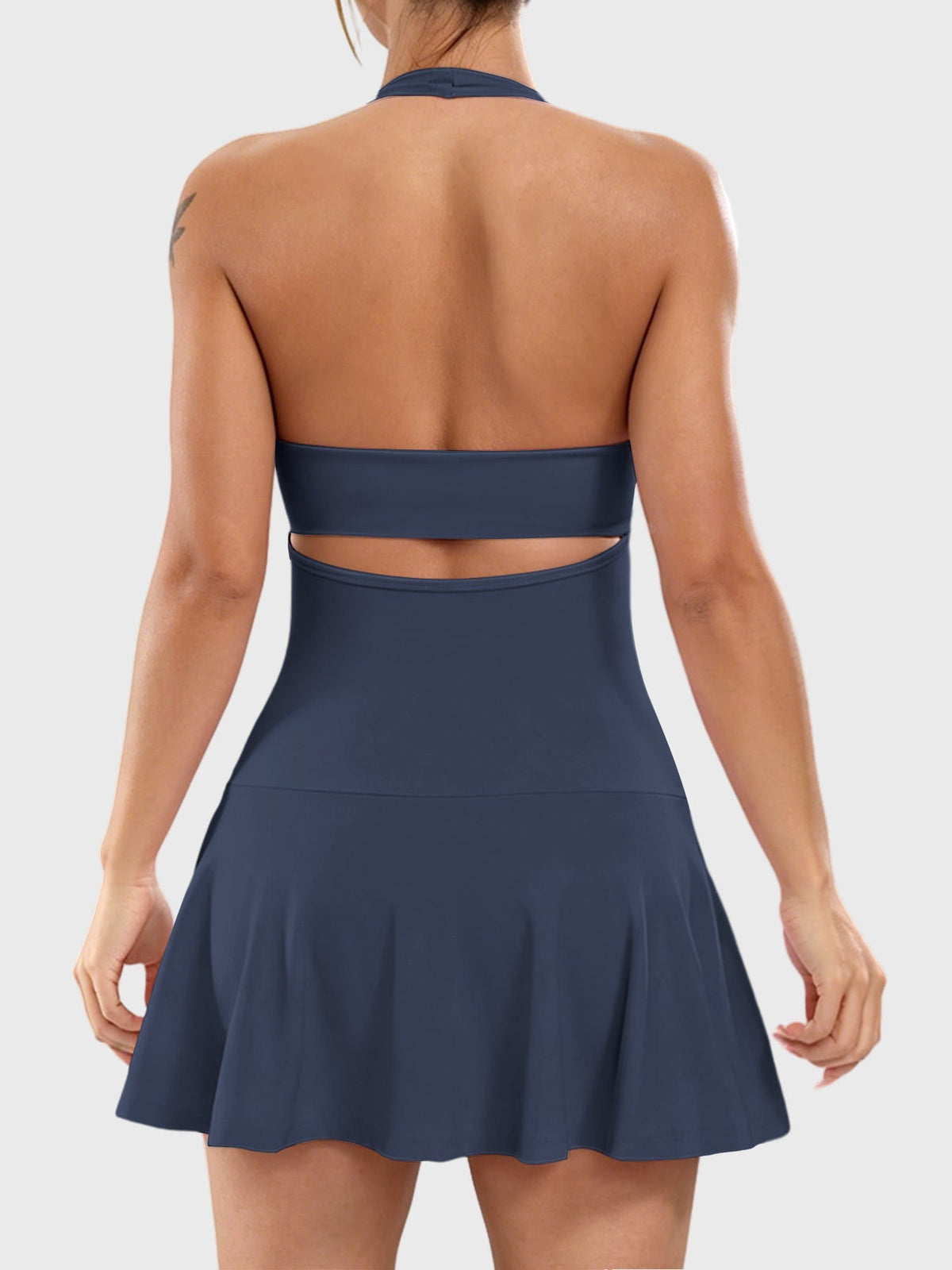 Vestido de tenis FORME CoreFlex halter espalda abierta