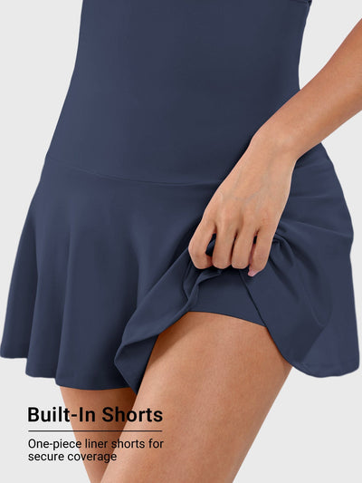 Vestido de tenis FORME CoreFlex halter espalda abierta
