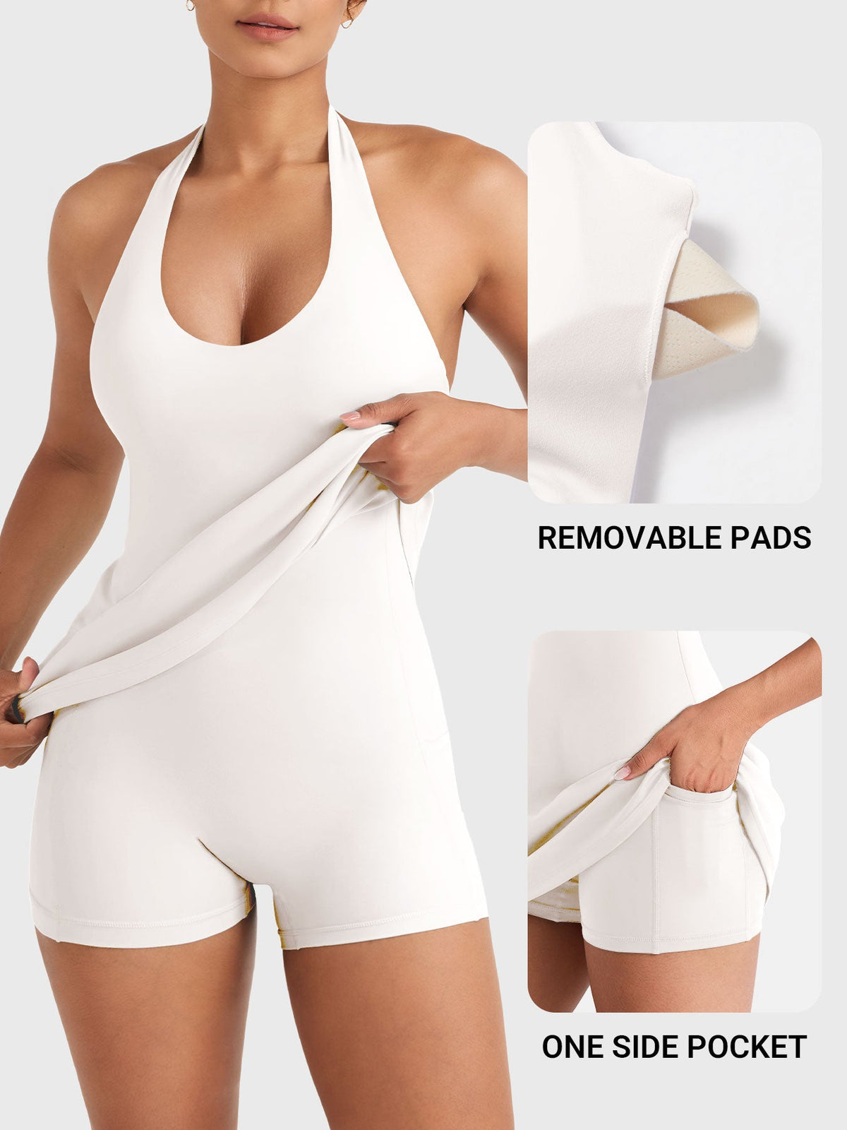 Vestido de tenis FORME CoreFlex con cuello halter