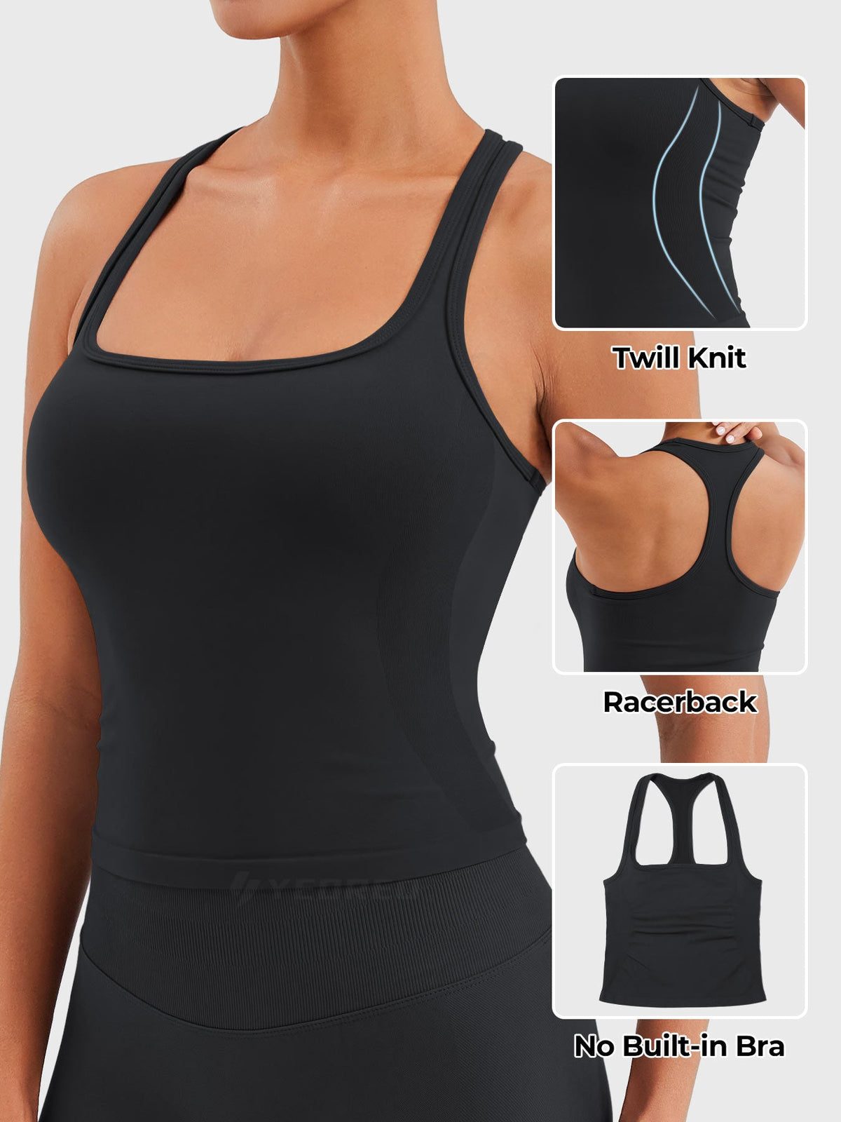 Camiseta de tirantes FORME CoreFlex sin costuras espalda