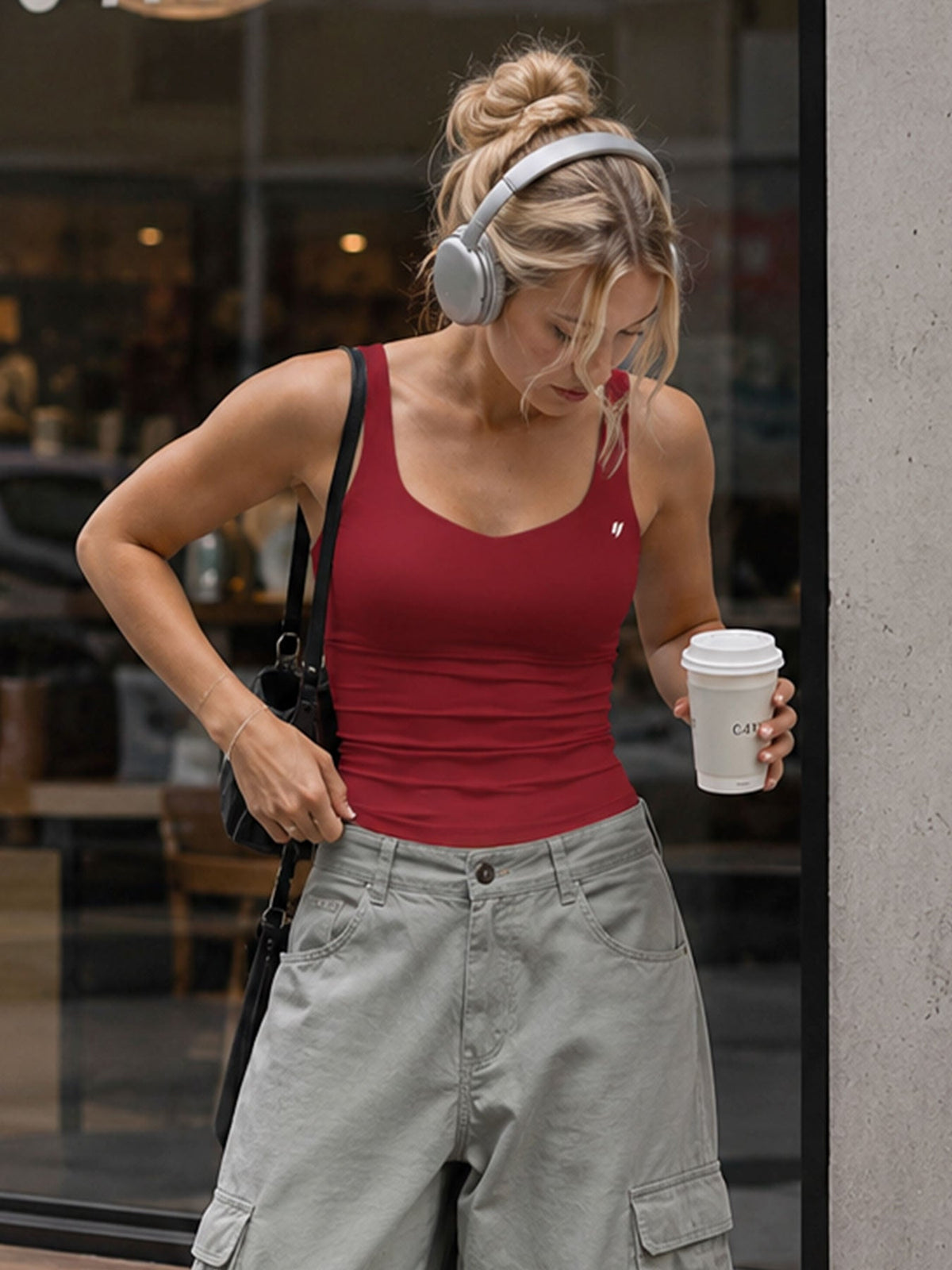 Camiseta de tirantes FORME CoreFlex espalda abierta