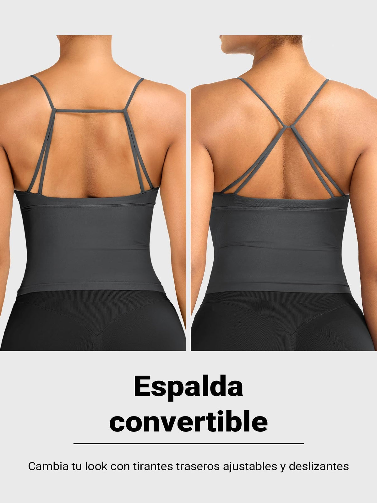 Camiseta de tirantes Forme LuxFlow longline espalda