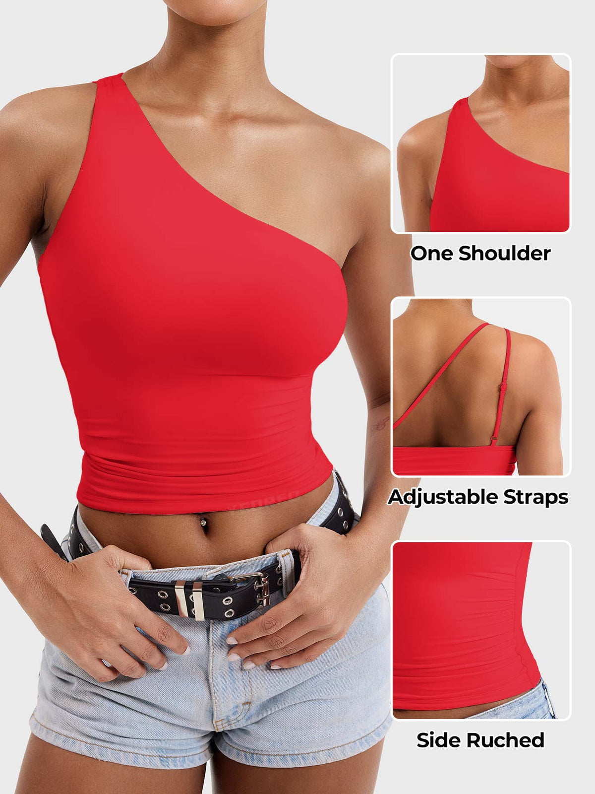 Camiseta FORME CoreFlex deportiva de un hombro