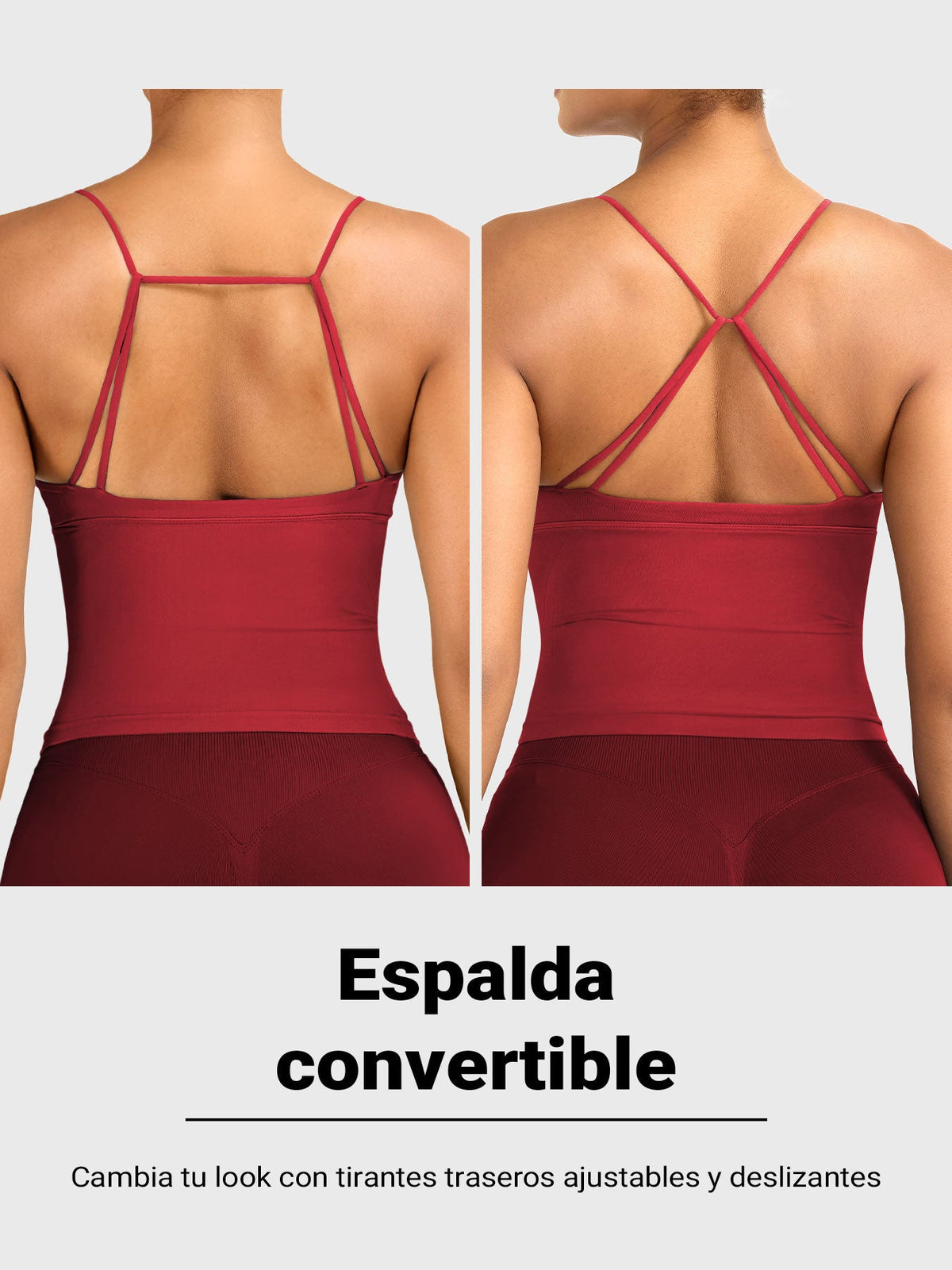 Camiseta de tirantes Forme LuxFlow longline espalda