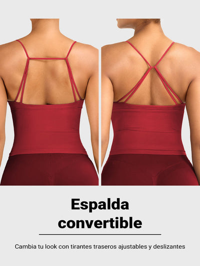 Camiseta de tirantes Forme LuxFlow longline espalda
