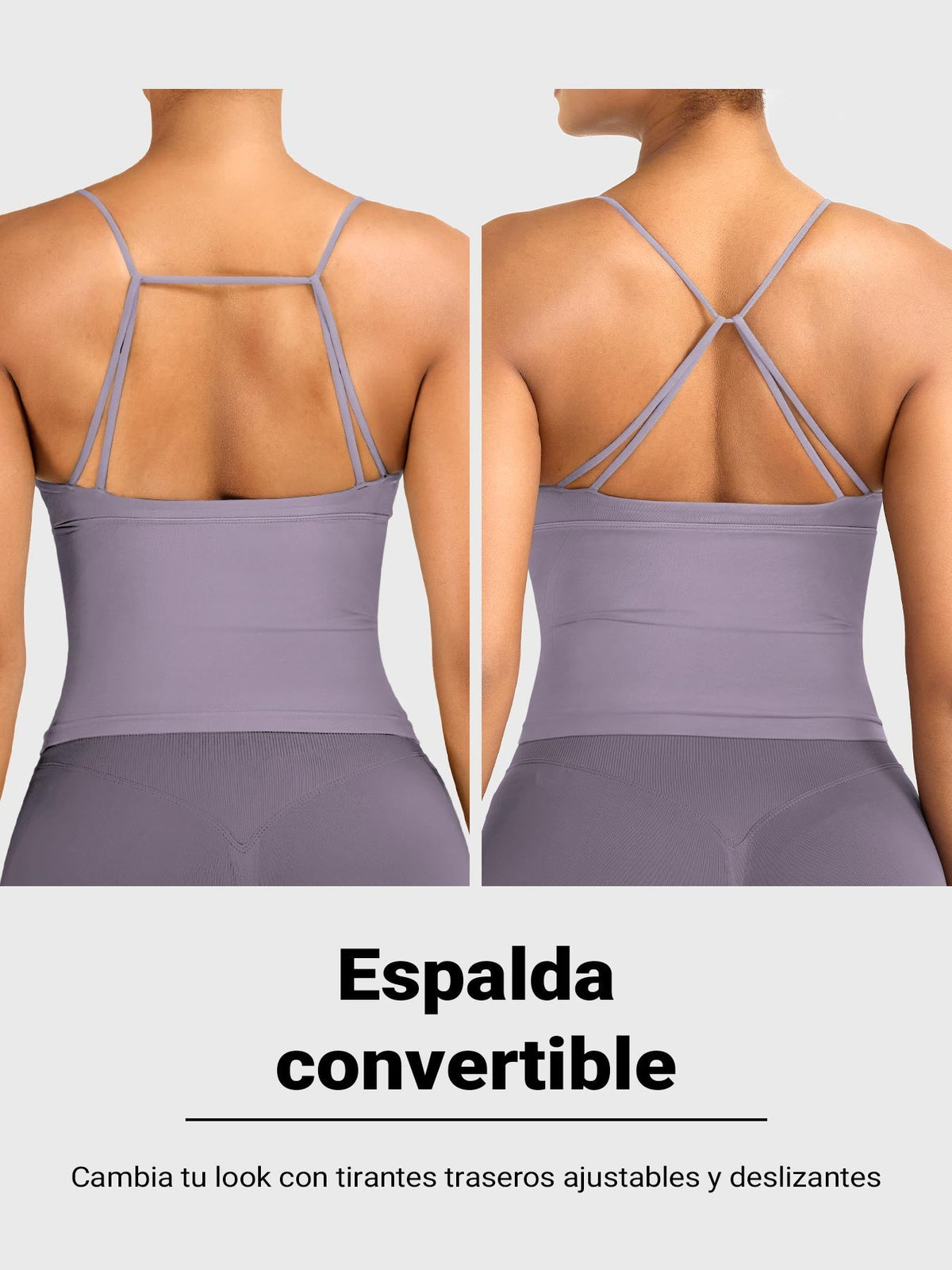 Camiseta de tirantes Forme LuxFlow longline espalda