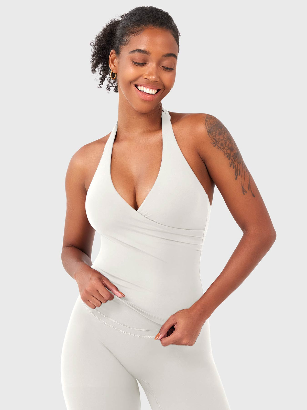 Camiseta de tirantes FORME CoreFlex halter escote en V