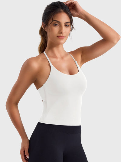 Camiseta de tirantes FORME LuxFlow espalda retorcida
