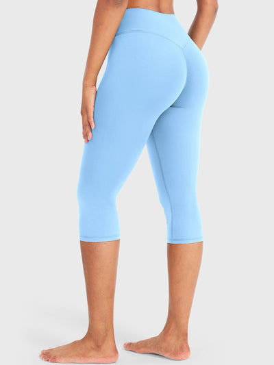 Leggings Capri Forme Ease talle alto fruncido 17"