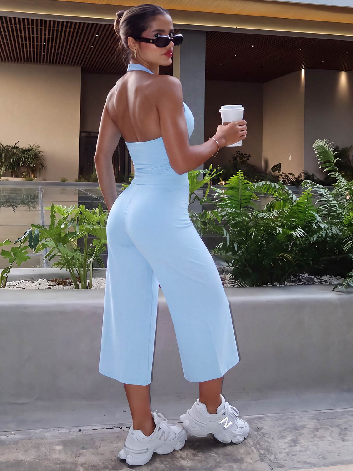 Leggings Capri Forme Ease de pierna ancha tiro bajo 21"