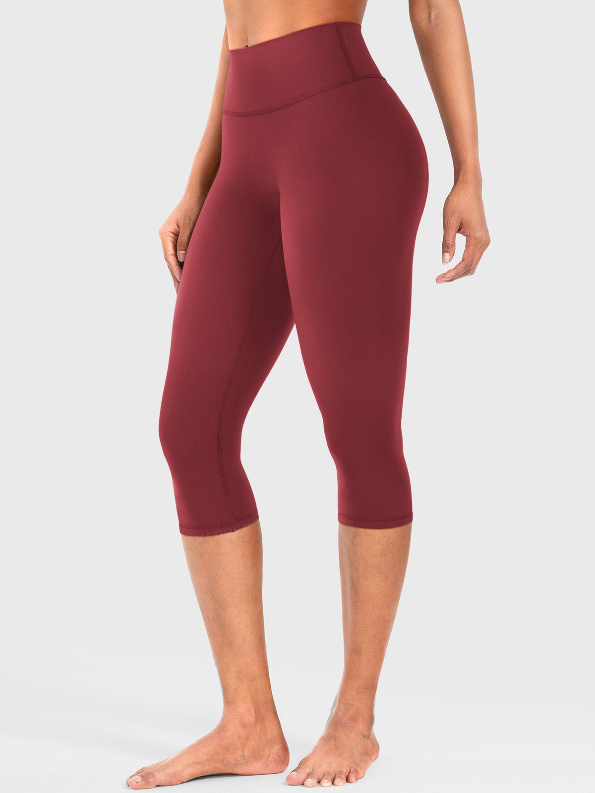 Leggings Capri Forme Ease talle alto fruncido 17"