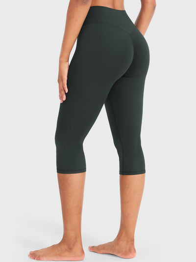 Leggings Capri Forme Ease talle alto fruncido 17"