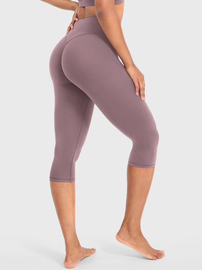 Leggings Capri Forme Ease talle alto fruncido 17"