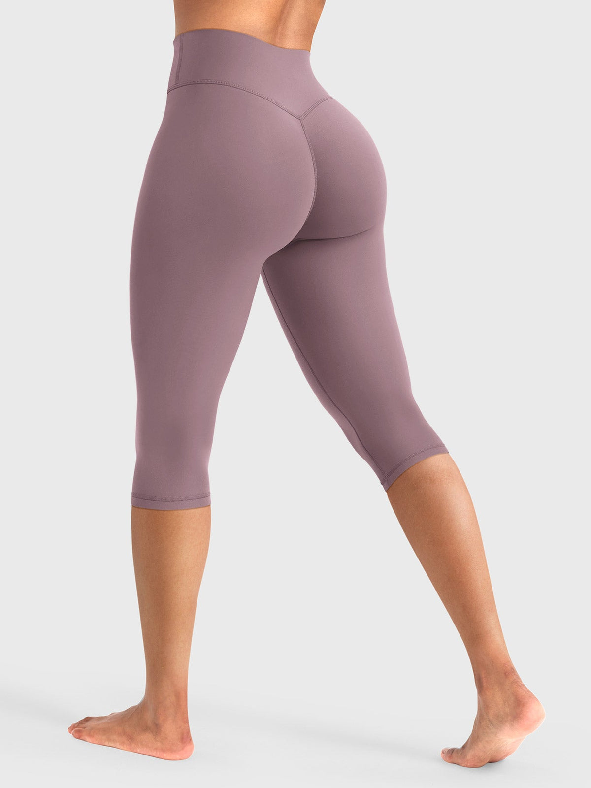 Leggings Capri Forme Ease talle alto fruncido 17"