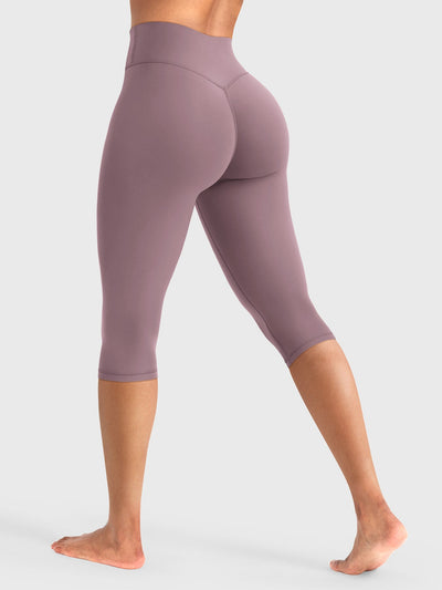 Leggings Capri Forme Ease talle alto fruncido 17"