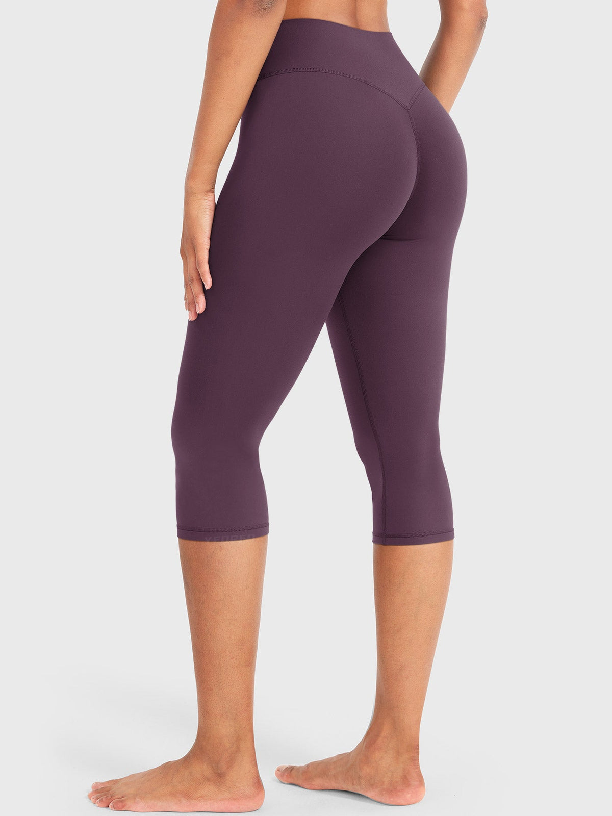 Leggings Capri Forme Ease talle alto fruncido 17"