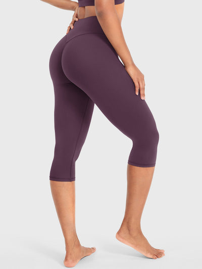 Leggings Capri Forme Ease talle alto fruncido 17"