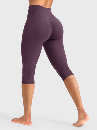 Leggings Capri Forme Ease talle alto fruncido 17"