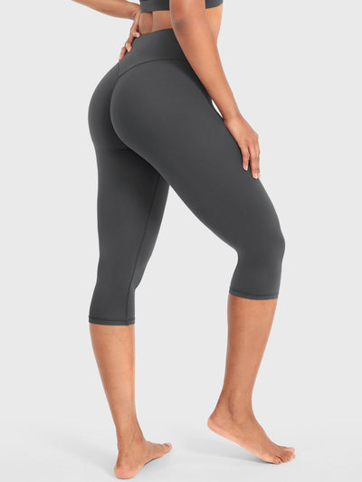 Leggings Capri Forme Ease talle alto fruncido 17"