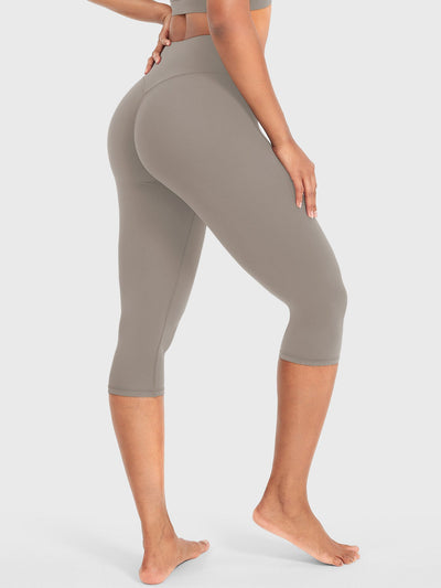 Leggings Capri Forme Ease talle alto fruncido 17"