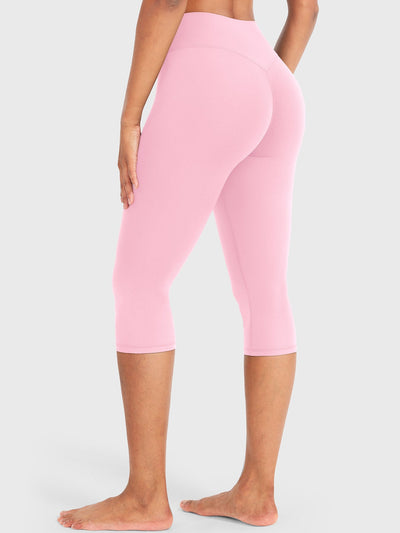 Leggings Capri Forme Ease talle alto fruncido 17"