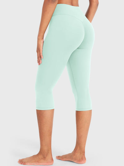 Leggings Capri Forme Ease talle alto fruncido 17"