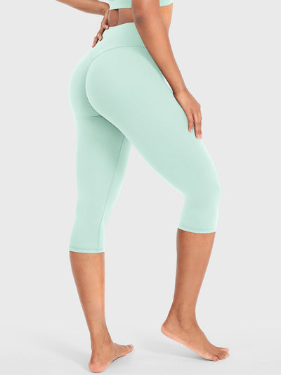 Leggings Capri Forme Ease talle alto fruncido 17"