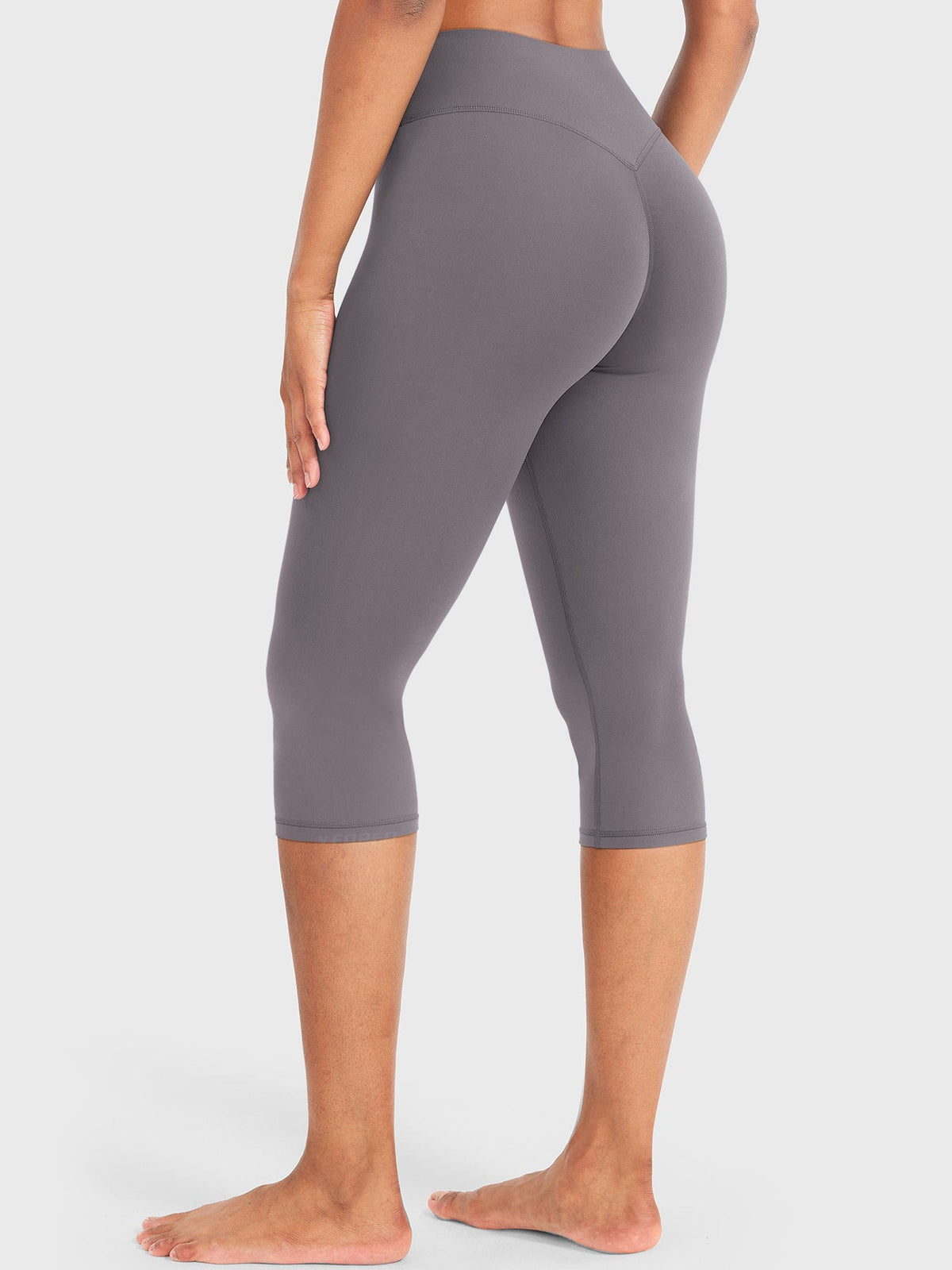 Leggings Capri Forme Ease talle alto fruncido 17"