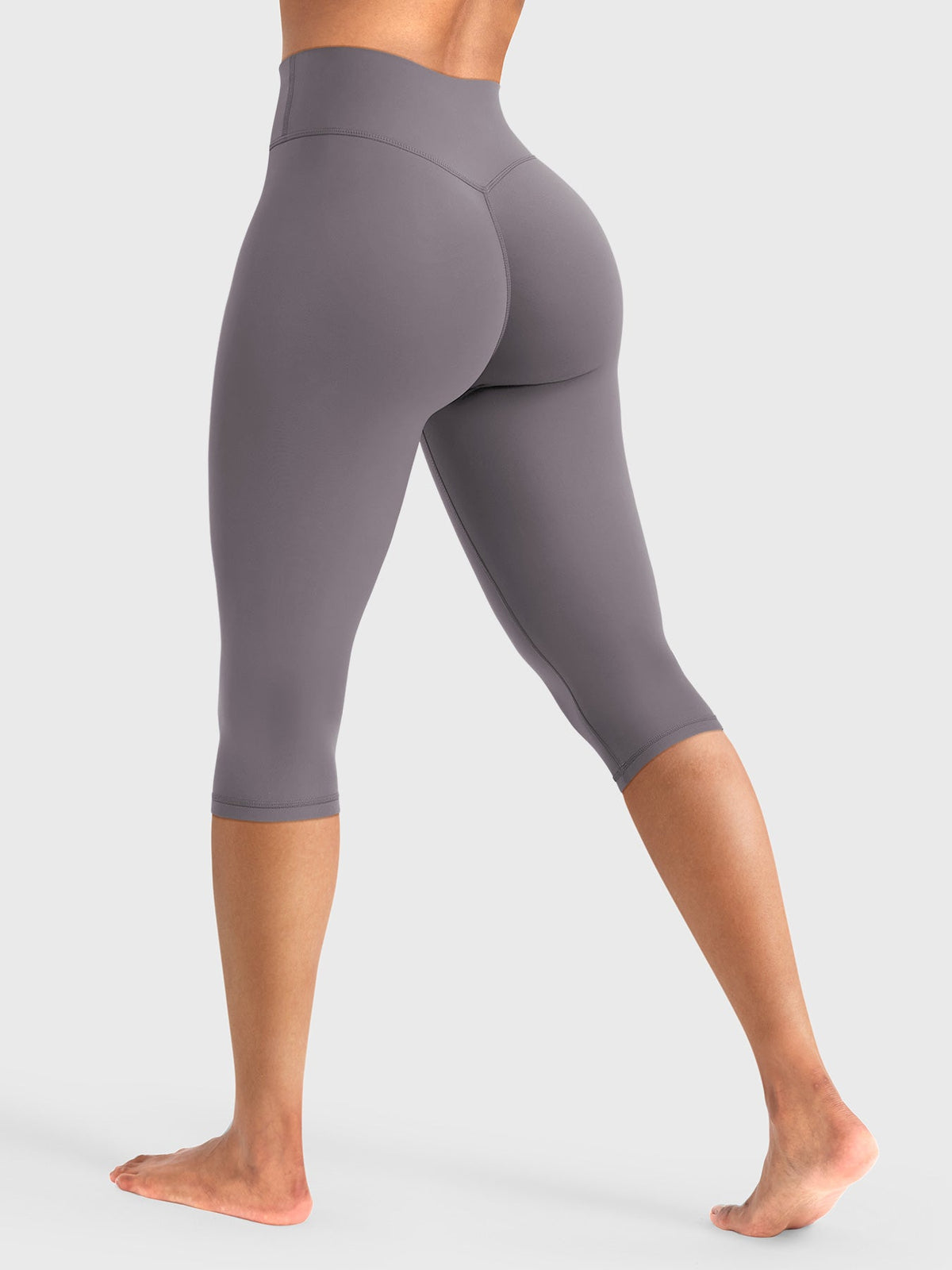 Leggings Capri Forme Ease talle alto fruncido 17"