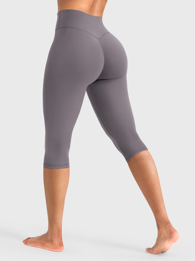 Leggings Capri Forme Ease talle alto fruncido 17"