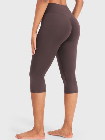 Leggings Capri Forme Ease talle alto fruncido 17"