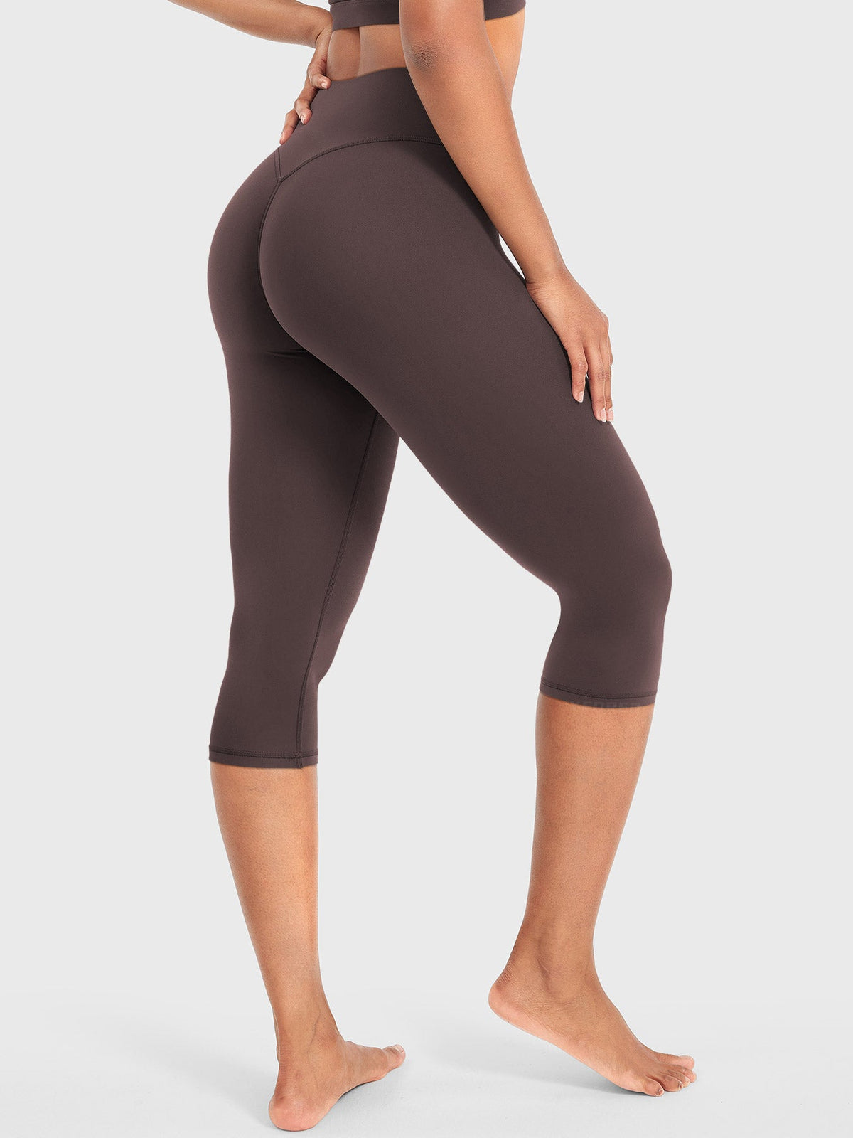 Leggings Capri Forme Ease talle alto fruncido 17"