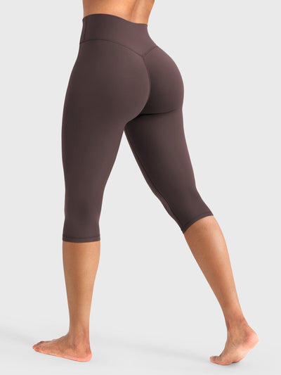 Leggings Capri Forme Ease talle alto fruncido 17"