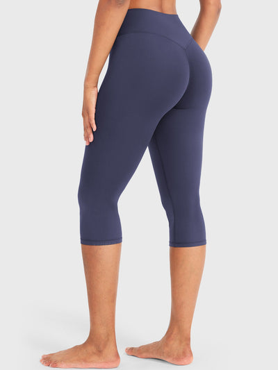 Leggings Capri Forme Ease talle alto fruncido 17"