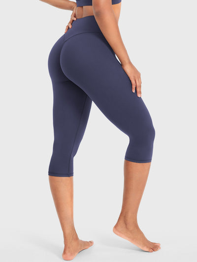 Leggings Capri Forme Ease talle alto fruncido 17"