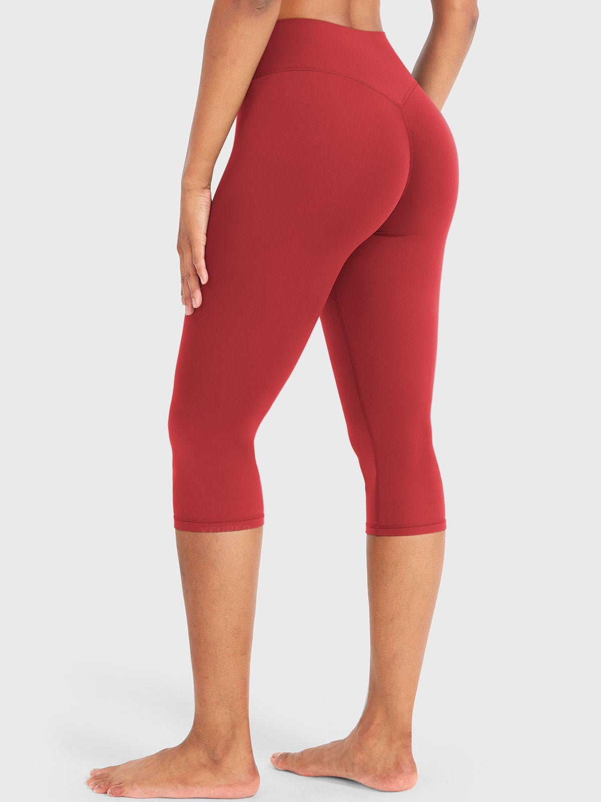 Leggings Capri Forme Ease talle alto fruncido 17"