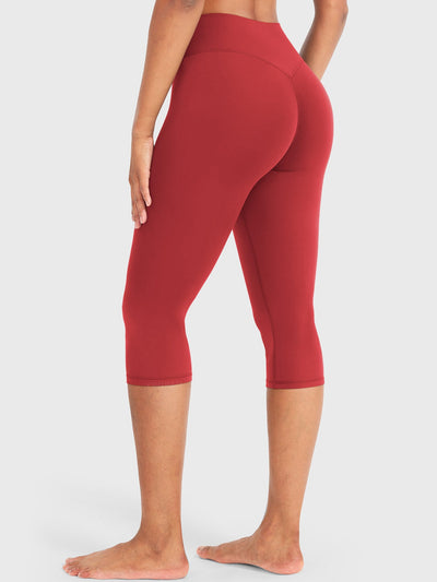 Leggings Capri Forme Ease talle alto fruncido 17"