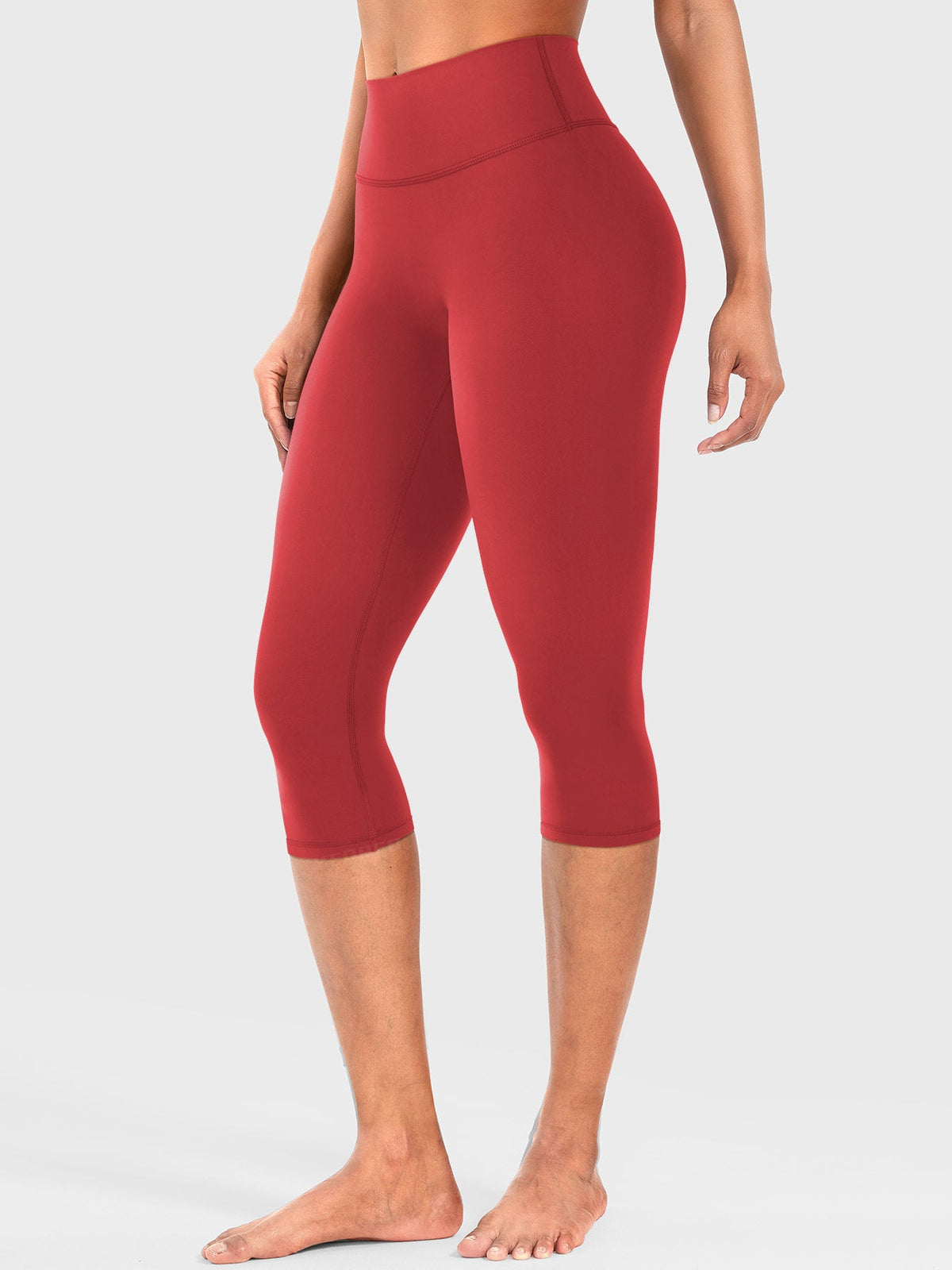 Leggings Capri Forme Ease talle alto fruncido 17"