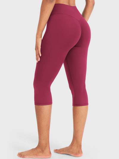 Leggings Capri Forme Ease talle alto fruncido 17"